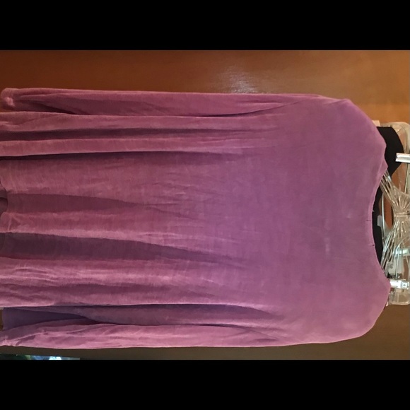 New Vikki Vi Top Button Down Lavender Top or Jacket 1X made USA - Picture 3 of 11